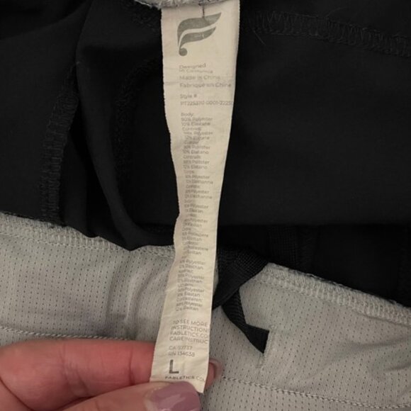 Fabletics Large Black Track Pants - Picture 4 of 6